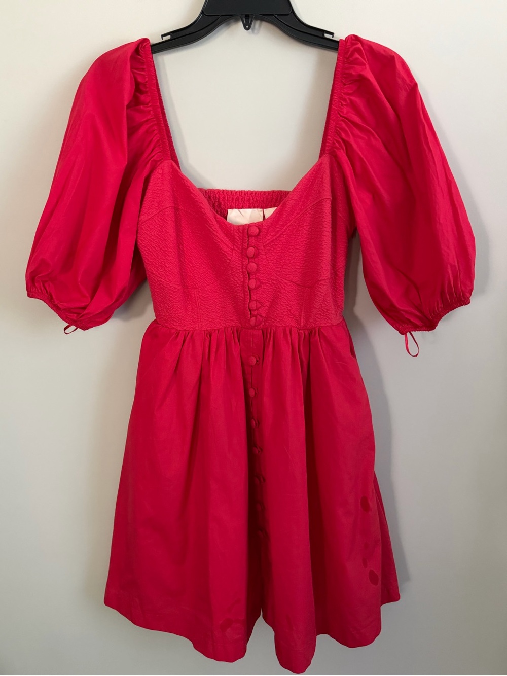 NWT Anthropologie Maeve Red Puff
Sleeve BabyDoll Dress Size XS - Picture 4 of 10